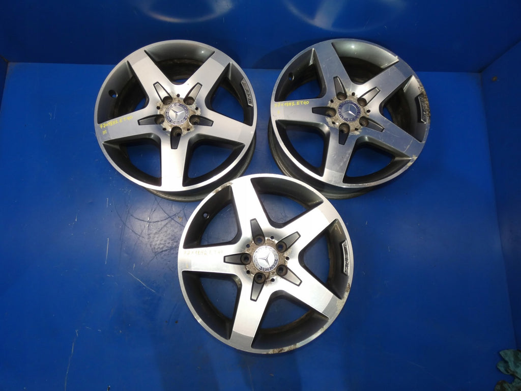 1x Alufelge 18 Zoll 7.0" 5x112 40ET Glanz Mercedes-Benz W176 Rim Wheel FEL5419543844hh