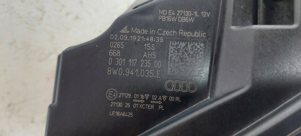 Frontscheinwerfer Audi A4 B9 8W0941035E Full LED Links Scheinwerfer Headlight SCH2219217290sc