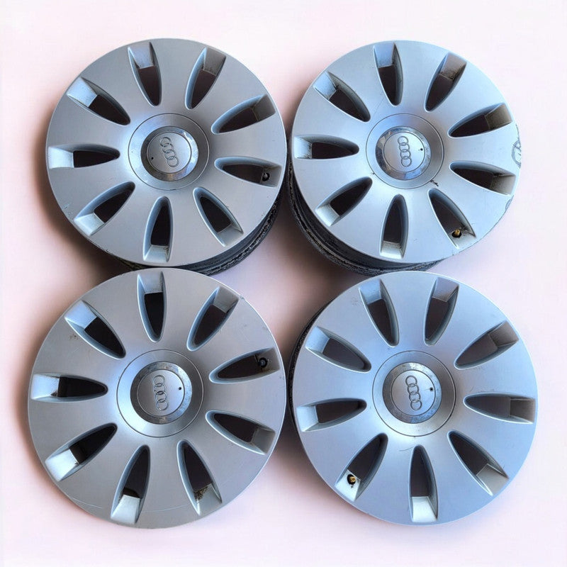 4x Alufelge 16 Zoll 7.0" 5x112 35ET Glanz Silber 4F0601025N Audi A4 B6 B7