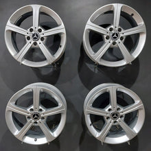 Laden Sie das Bild in den Galerie-Viewer, 4x Alufelge 17 Zoll 6.5" 5x112 44ET Glanz Silber A1774011200 Mercedes-Benz W177 FEL8912719194cb