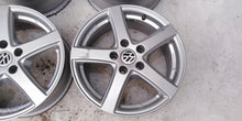 Laden Sie das Bild in den Galerie-Viewer, 4x Alufelge 16 Zoll 6.5" 5x112 33ET Matt Silber KBA50920 VW Touran Rim Wheel FEL7221446379gq