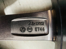 Load image into Gallery viewer, 1x Alufelge 17 Zoll 7.0" 5x100 46ET Glanz Schwarz 5JJ601025A Skoda Rapid FEL5909816665zw