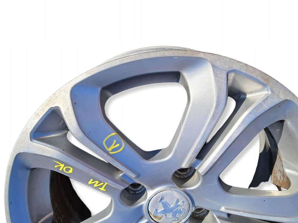 1x Alufelge 16 Zoll 6.0" 4x108 23ET Glanz Graphit 9673773677 Peugeot 208 FEL7191787012uu