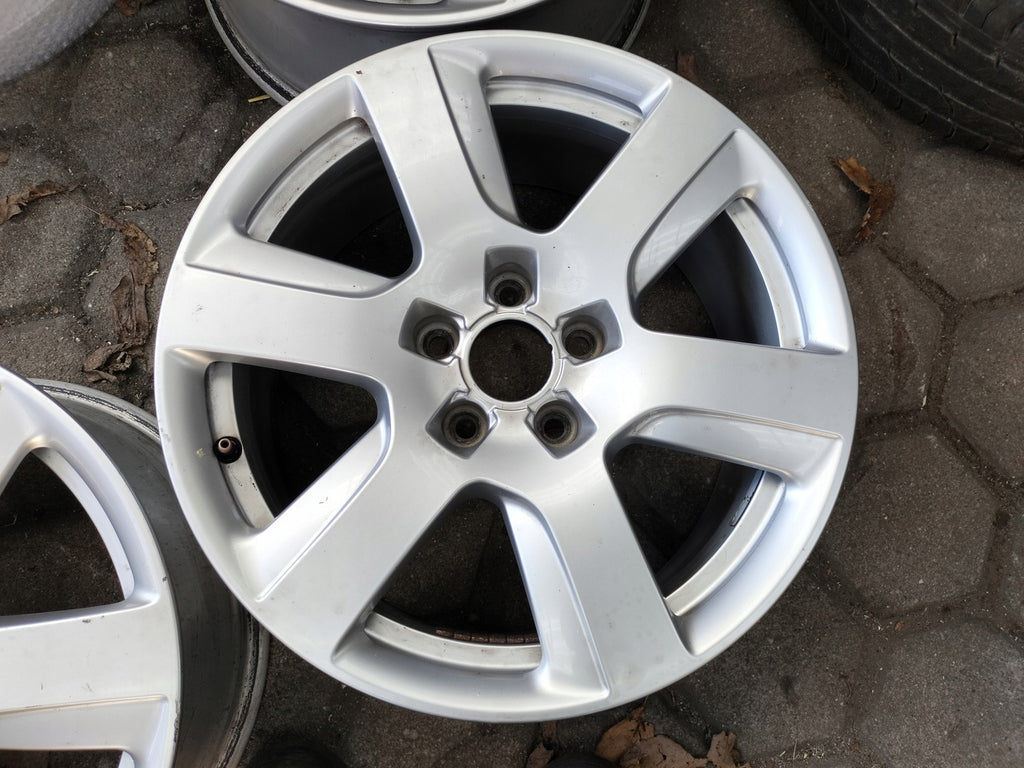 4x Alufelge 17 Zoll 7.5" 5x112 37ET Glanz Silber 4G0601025 Audi A6 Rim Wheel