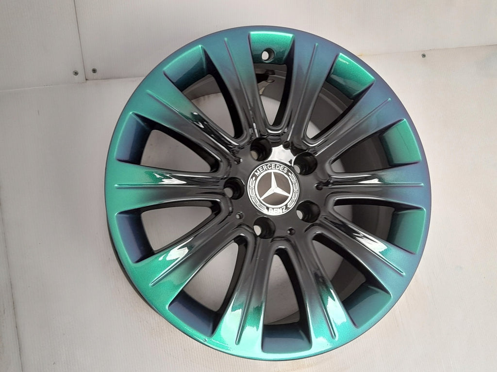 1x Alufelge 16 Zoll 8.0" 5x112 46ET Glanz Schwarz A2124015802 Mercedes-Benz FEL3208859832ij
