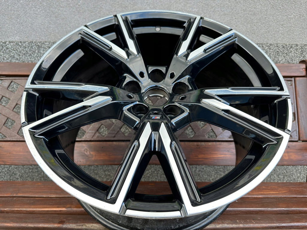 1x Alufelge 19 Zoll 9.5" 5x112 35ET Glanz Schwarz 1543824 BMW 2 G42 Rim Wheel FEL1858177720zx