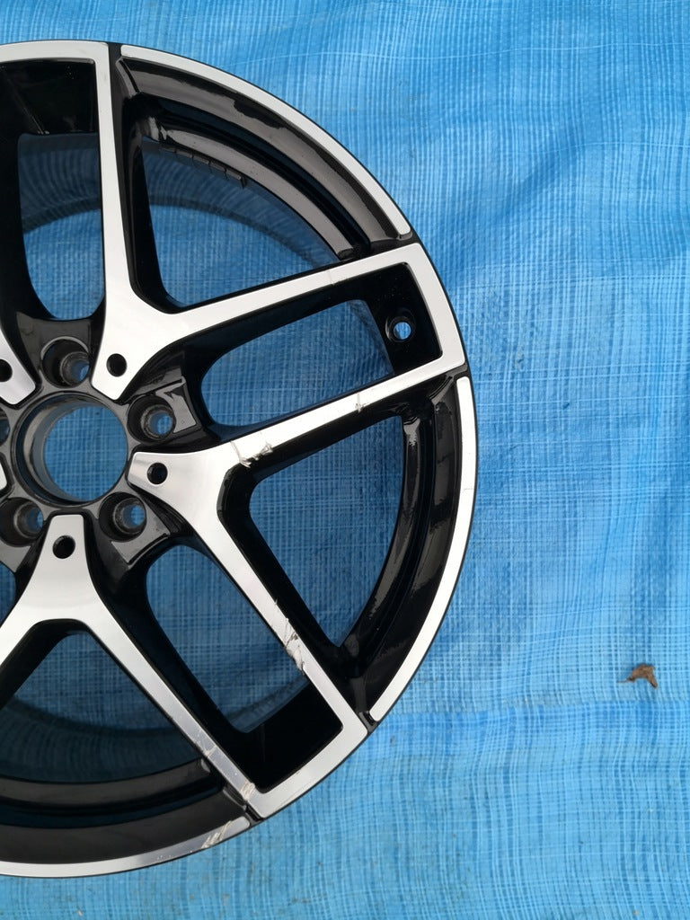 1x Alufelge 19 Zoll 8.0" 5x112 38ET A2534011800 Mercedes-Benz Glc Amg Rim Wheel FEL3753402085ax