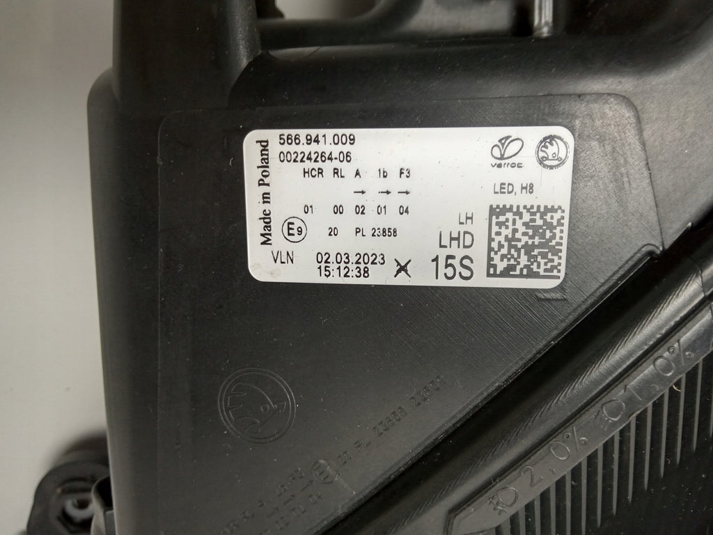 Frontscheinwerfer Skoda Kodiaq 566941009 566941016E LED Links Headlight SCH4732375896tr