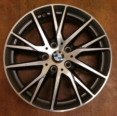 1x Alufelge 17 Zoll 7.0" 5x112 47ET Glanz Grau 7849122 BMW 1 F40 Mg Rim Wheel FEL4709887321zw