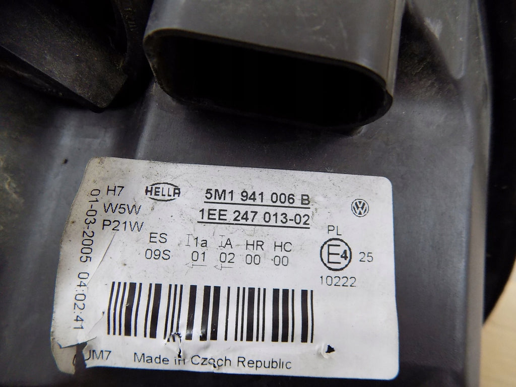 Frontscheinwerfer VW Golf Plus 5M1941006B Rechts Scheinwerfer Headlight SCH4984427716ne