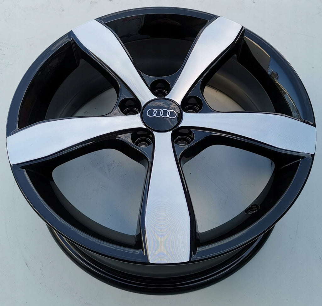 4x Alufelge 16 Zoll 6.0" 5x100 30ET Glanz Schwarz 8X0071496 Audi A1 Rim Wheel FEL9739517741ok