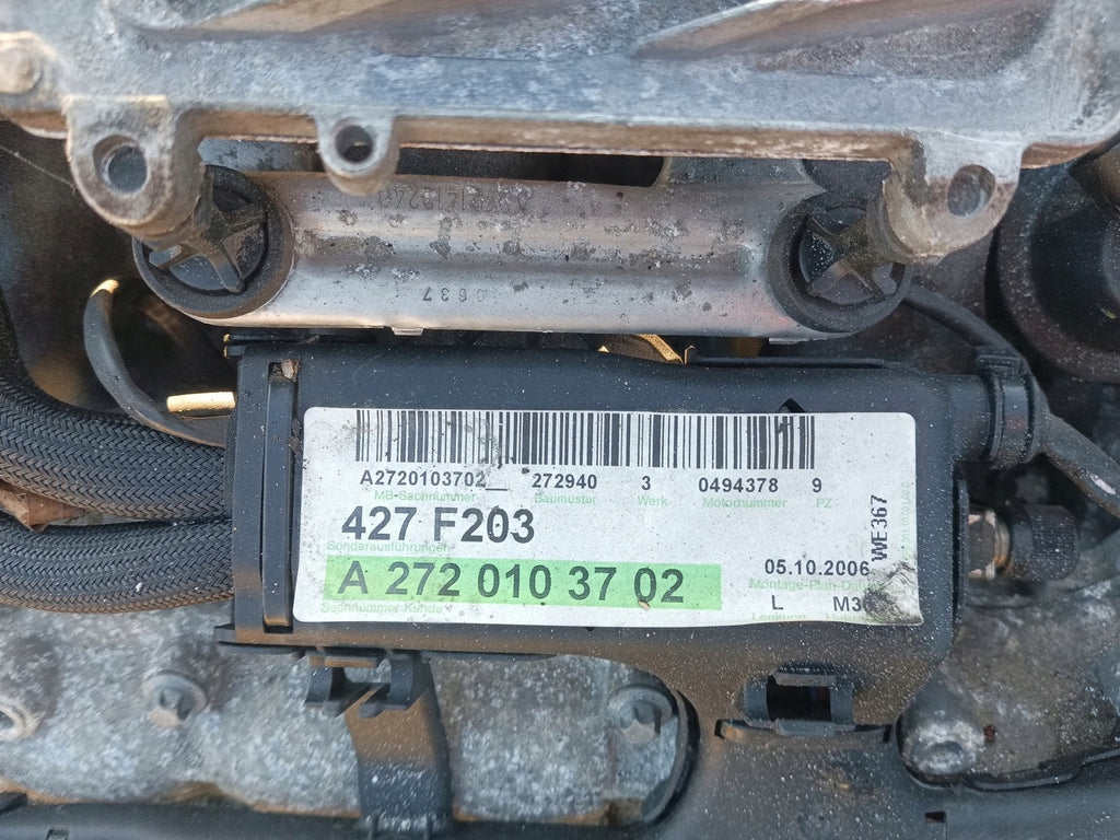 Motor Mercedes-Benz Clk 272960 3.5 272PS 200kW 110TKm 2006 Benzin Unkomplett
