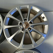 Load image into Gallery viewer, 4x Alufelge 17 Zoll 6.5" 5x112 44ET Glanz Silber A1774010300 Mercedes-Benz FEL9147498890oe