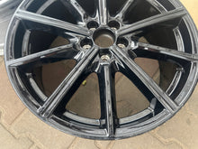 Load image into Gallery viewer, 1x Alufelge 18 Zoll 7.5&quot; 5x100 46ET Glanz Schwarz 82A601025AN Audi Rim Wheel