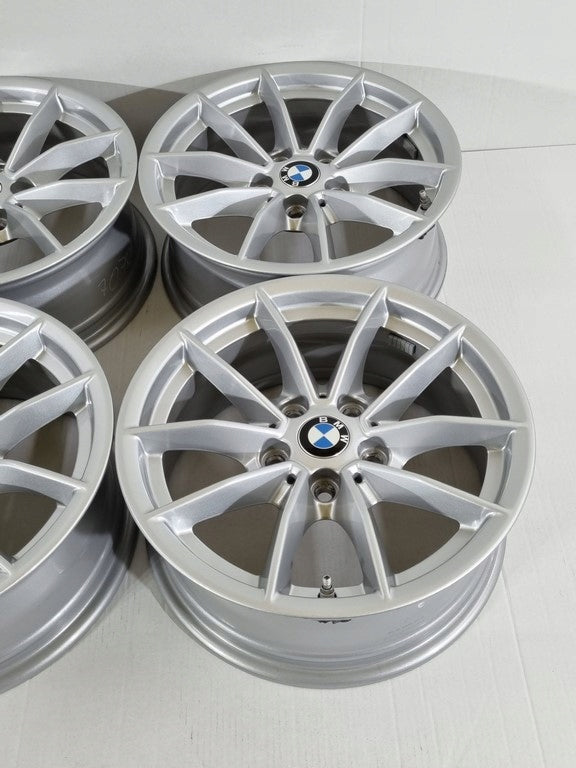 4x Alufelge 16 Zoll 6.5" 5x112 22ET Glanz Silber 6876921 BMW Rim Wheel FEL1283093627vd