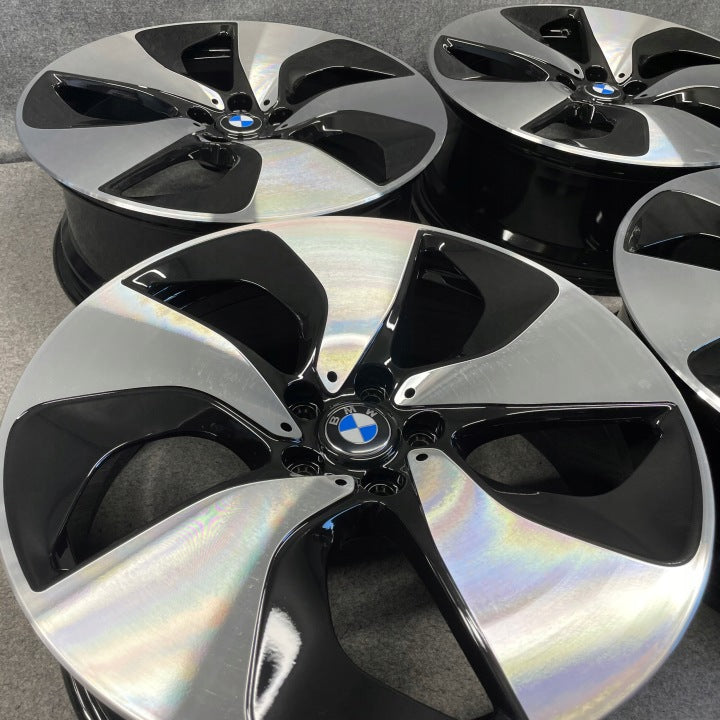 4x Alufelge 20 Zoll 7.5" 5x112 40ET Matt Schwarz 6857575 BMW I8 I12 Rim Wheel FEL6261241329xy