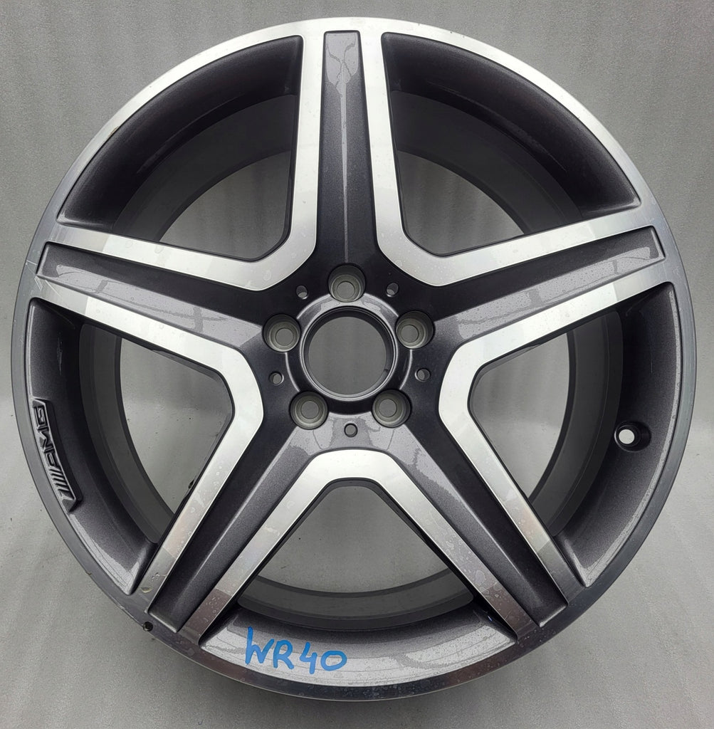 1x Alufelge 19 Zoll 8.0" 5x112 43 5ET A1564010600 Mercedes-Benz X156 Rim Wheel FEL3816072233kp