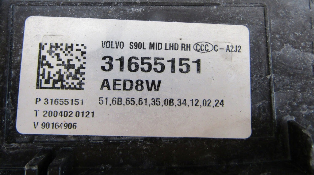 Frontscheinwerfer Volvo S90 V90 31655151 LED Rechts Scheinwerfer Headlight SCH4963032754cb