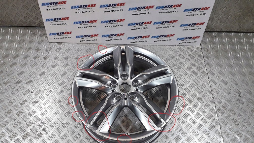 1x Alufelge 18 Zoll 7.5" 5x112 51ET 9503053 BMW F48 Rim Wheel