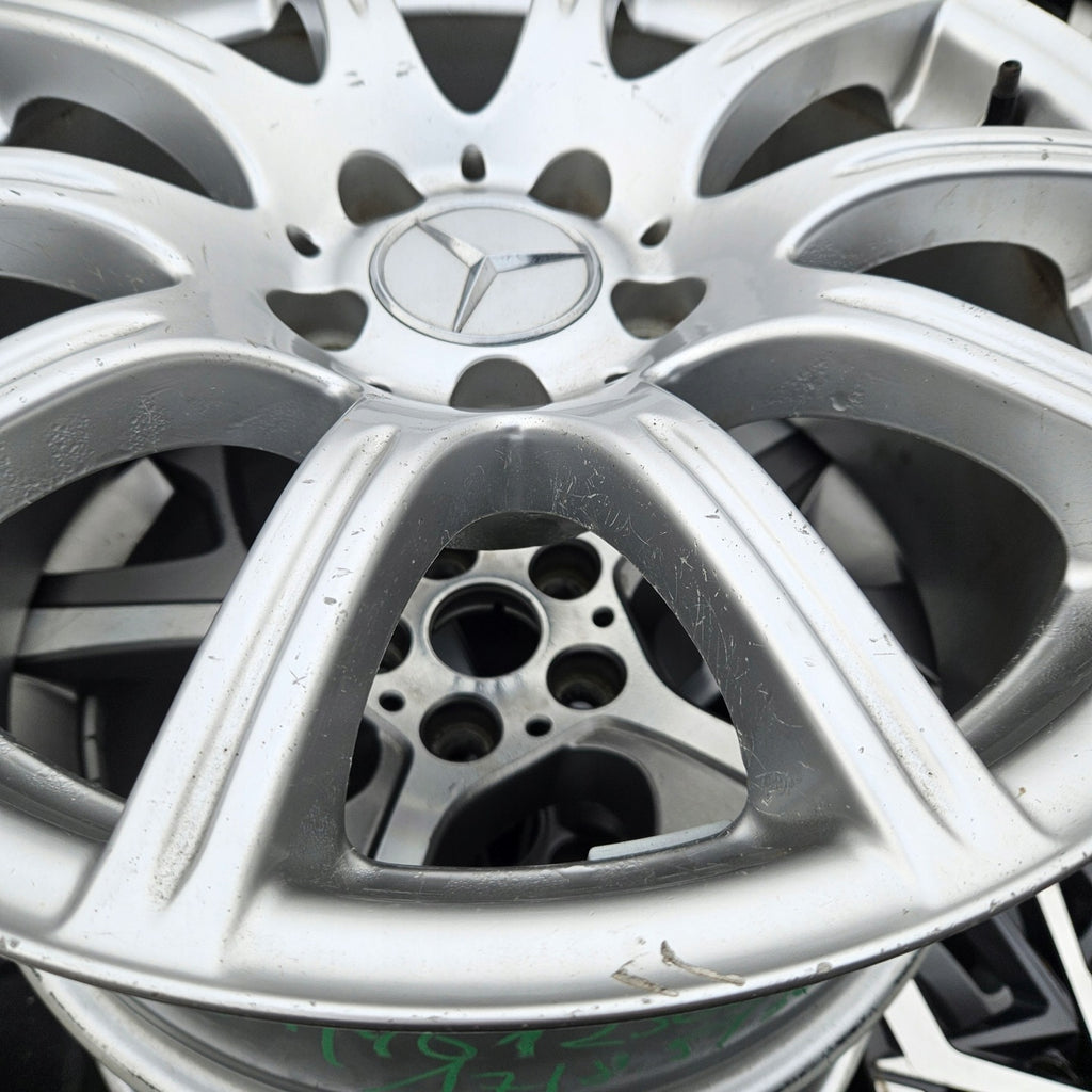 1x Alufelge 17 Zoll 8.5" 5x112 30ET Glanz Silber A1714012302 Mercedes-Benz Slk FEL9231205531km