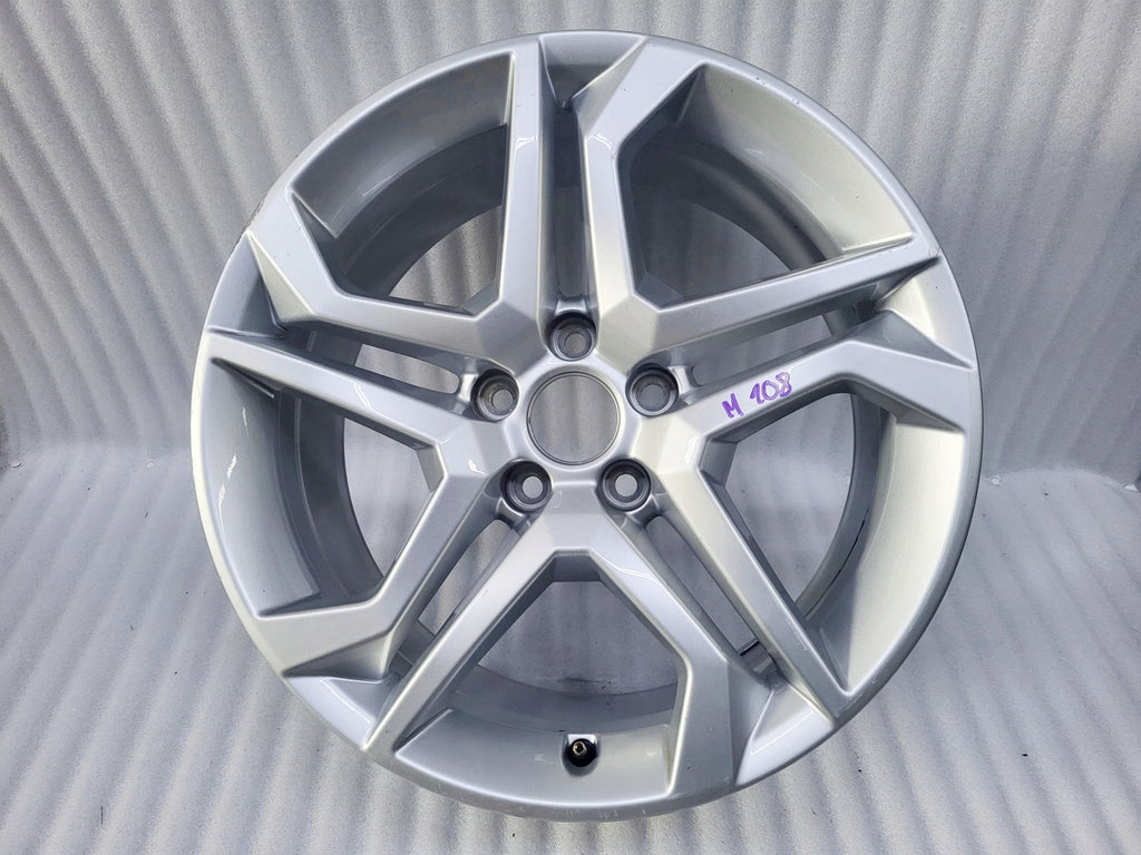 1x Alufelge 18 Zoll 8.0" 5x112 39ET Glanz Silber 80A601025BD Audi Q5 Rim Wheel