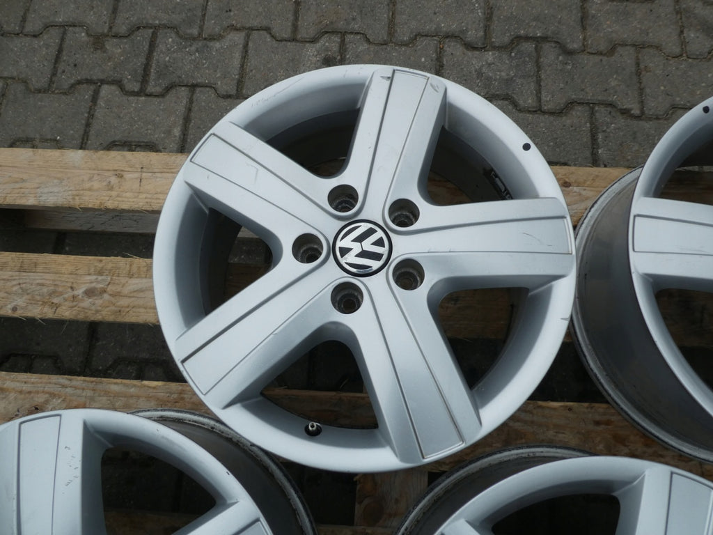 4x Alufelge 17 Zoll 7.0" 5x120 55ET Glanz Silber 7H0601025 VW T6 T5 Rim Wheel FEL5065428278uv
