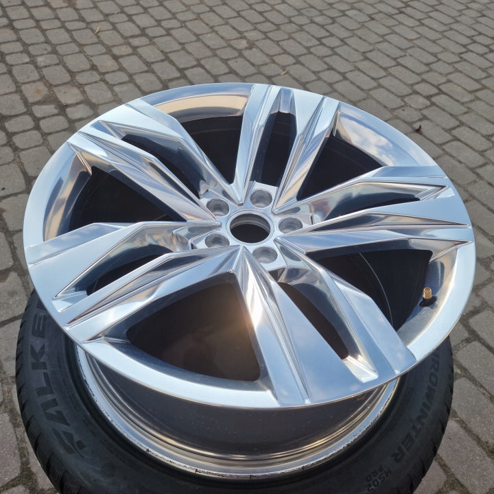 1x Alufelge 20 Zoll 9.0" 5x112 33ET 760601025K VW Touareg Rim Wheel FEL2886177326ja
