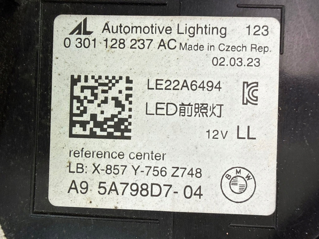 Frontscheinwerfer BMW 5 5A798D7 0301128237ALE22A6494 LED Links Headlight SCH2410639418aq