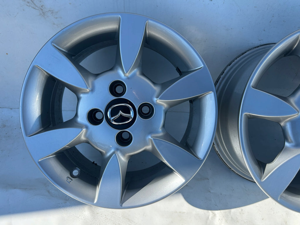 4x Alufelge 14 Zoll 6.0" 4x100 45ET Glanz DP74V3810 Mazda Rim Wheel FEL9729820537qx
