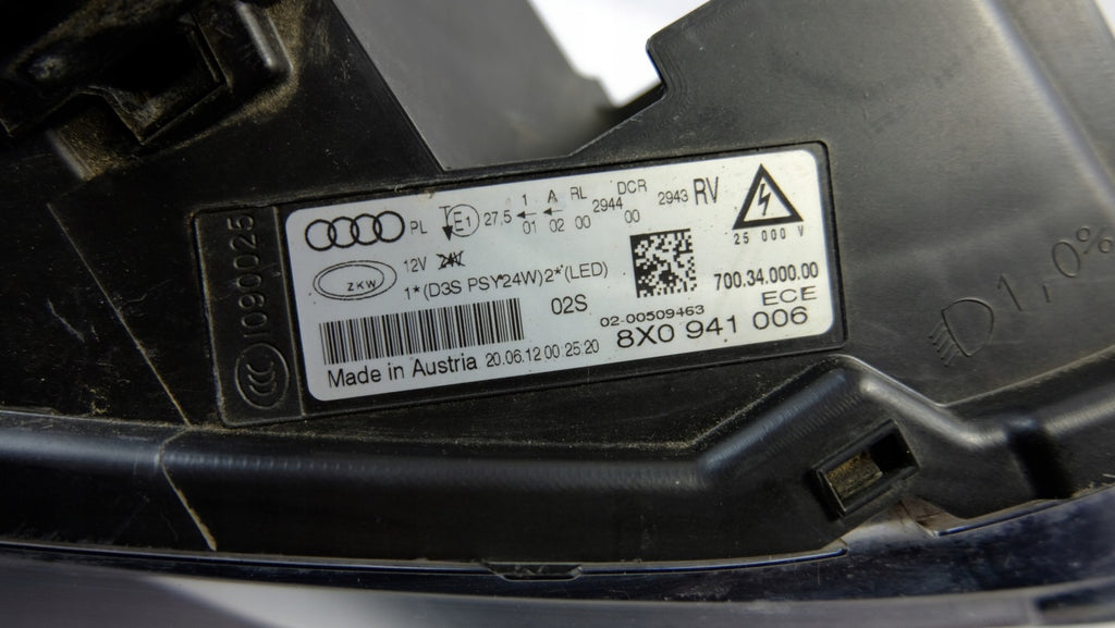 Frontscheinwerfer Audi A1 8X0941006 Xenon Rechts Scheinwerfer Headlight SCH2216284655fm
