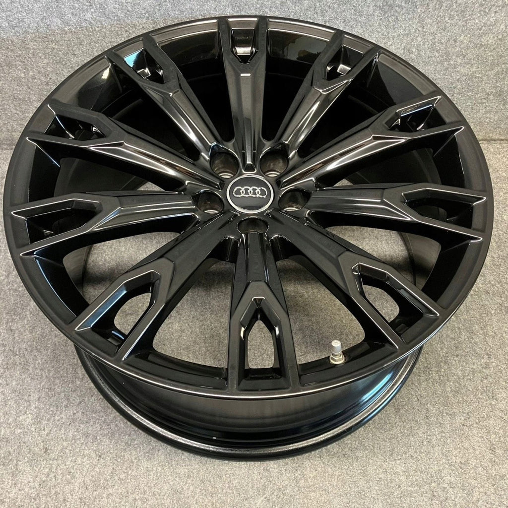 1x Alufelge 21 Zoll 9.5" 5x112 31ET Glanz Schwarz 4M0601025BS Audi Q7 Rim Wheel FEL6723471163pq