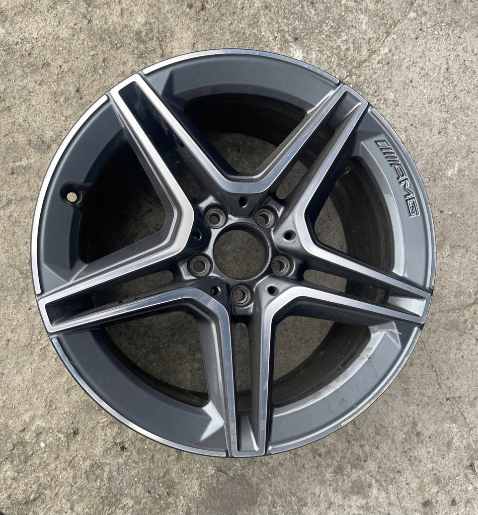1x Alufelge 18 Zoll 9.0" 5x112 49ET Glanz A2134016400 Mercedes-Benz Amg FEL5655199442yp