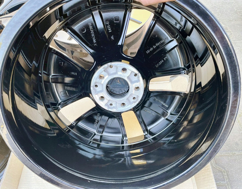 4x Alufelge 19 Zoll 8.0" 5x112 34ET Glanz Schwarz A2934010100 Mercedes-Benz Eqc FEL1580841479ue