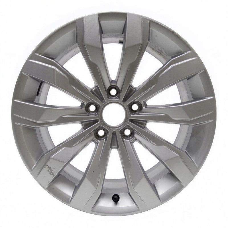 1x Alufelge 17 Zoll 7.0" 5x112 45ET Glanz Silber 2GA601025A VW T-Roc Rim Wheel