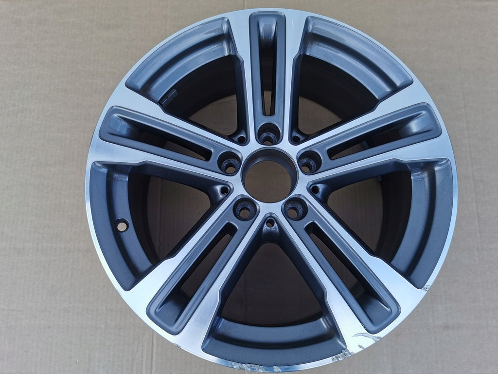 1x Alufelge 17 Zoll 7.5" 5x112 40ET Glanz Grau A2134015500 Mercedes-Benz W213 Mg