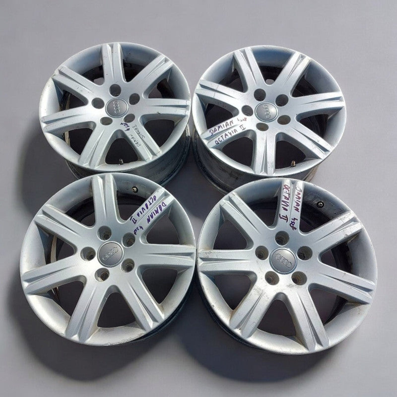 4x Alufelge 16 Zoll 7.0" 5x112 42ET 4F0071496666 Audi Octavia Ii Rim Wheel