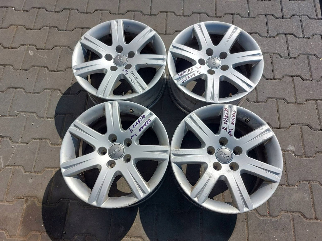 4x Alufelge 16 Zoll 7.0" 5x112 42ET 4F0071496666 Audi Octavia Ii Rim Wheel