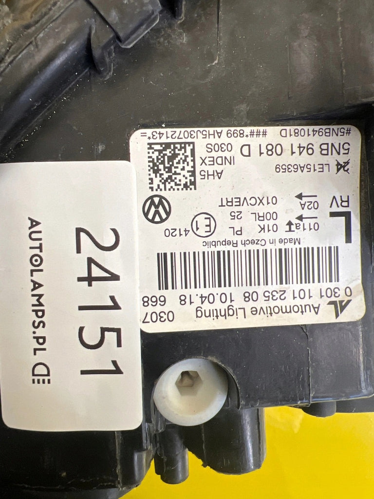 Frontscheinwerfer VW Tiguan 5NB941081D LED Ein Stück (Rechts oder Links)