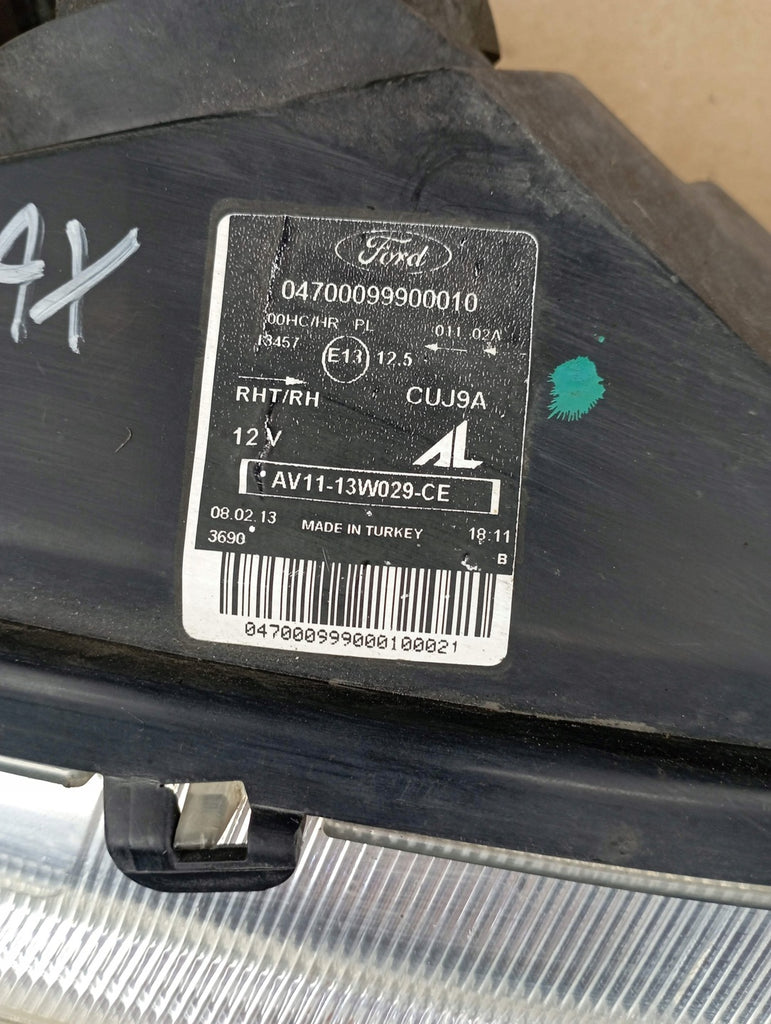 Frontscheinwerfer Ford B-Max Bmax AV11-13W029-CE Rechts Scheinwerfer Headlight SCH3777140430ce
