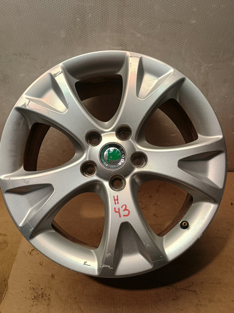 1x Alufelge 17 Zoll 7.0" 5x112 54ET 1Z0601025Q Skoda Superb I Rim Wheel FEL5515872652yo
