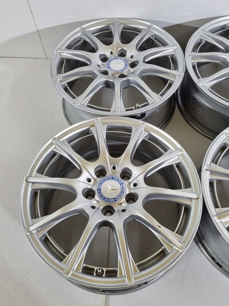 4x Alufelge 16 Zoll 6.5" 5x112 38ET A2054012400 Mercedes-Benz Rim Wheel FEL1284171798rg