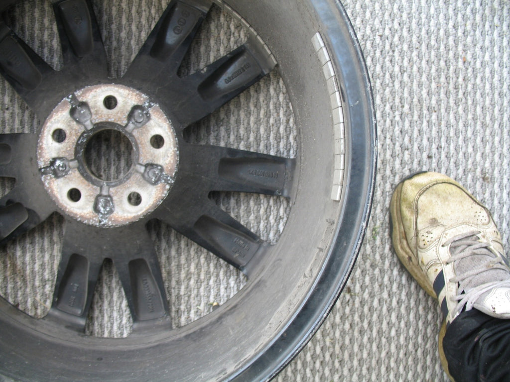 1x Alufelge 18 Zoll 8.0" 5x112 41ET Glanz Schwarz 1K8601025M VW Scirocco FEL6819261936rp