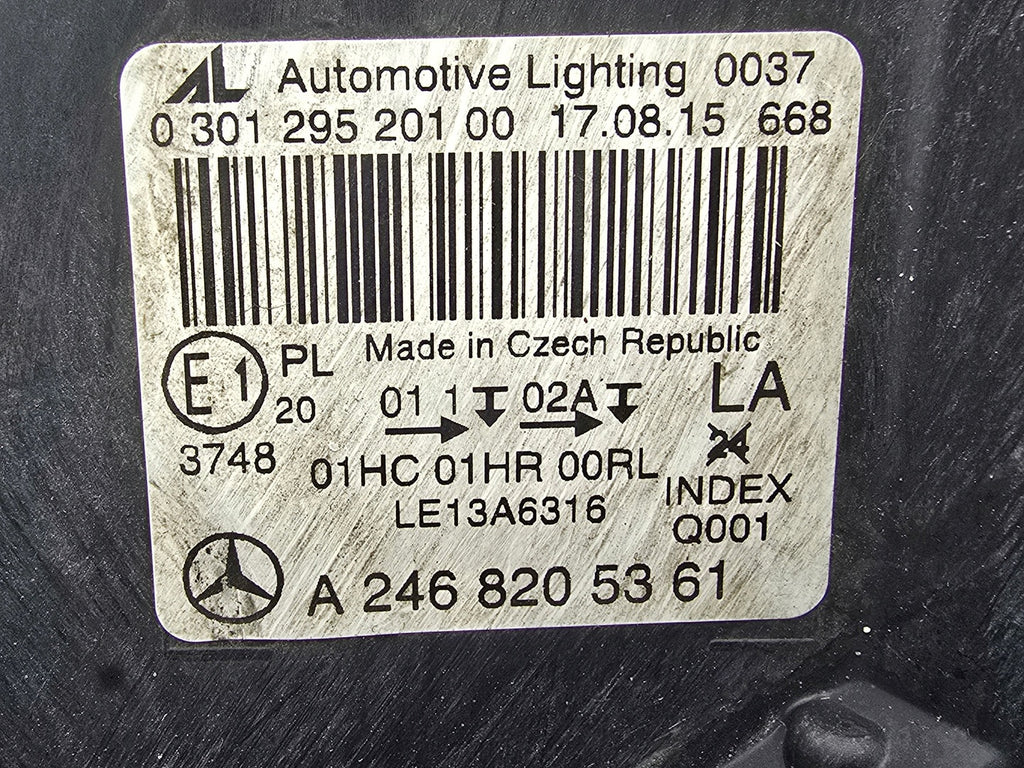 Frontscheinwerfer Mercedes-Benz W246 A2468205361 Links Scheinwerfer Headlight SCH7501910401bu