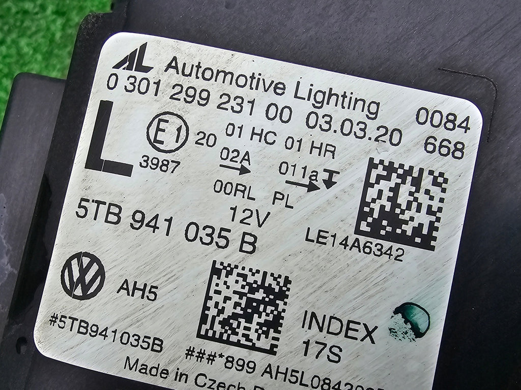 Frontscheinwerfer VW Touran 5TB941035B Full LED Ein Stück (Rechts oder Links)