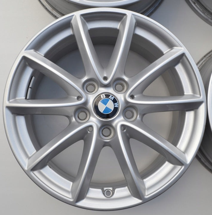 4x Alufelge 16 Zoll 7.0" 5x112 52ET Glanz Silber 6855080 BMW F44 F45 F46 FEL5214788015yt