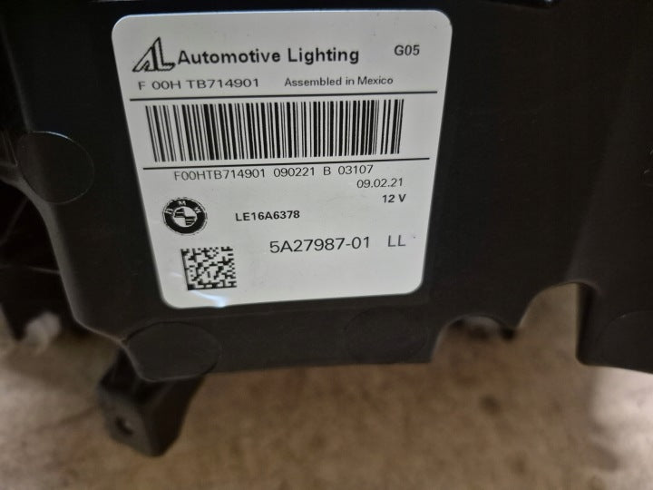 Frontscheinwerfer BMW X5 G05 G06 5A27987-01 LED Links Scheinwerfer Headlight SCH3505003464va