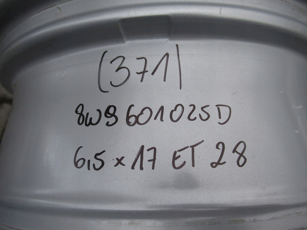 1x Alufelge 17 Zoll 6.5" 5x112 28ET Glanz Silber 8W9601025 Audi A4 Allroad B9 FEL6608909737sb