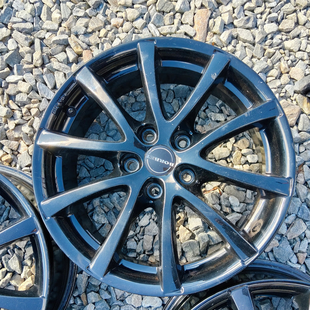 4x Alufelge 17 Zoll 7.0" 5x112 50ET Glanz Schwarz KBA47117 Audi I Rim Wheel FEL2107398301ct