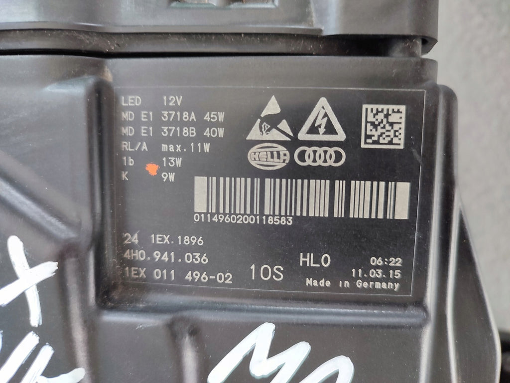 Frontscheinwerfer Audi A8 4H0941036 4H0941784 LED Rechts Scheinwerfer Headlight SCH5919553979ul