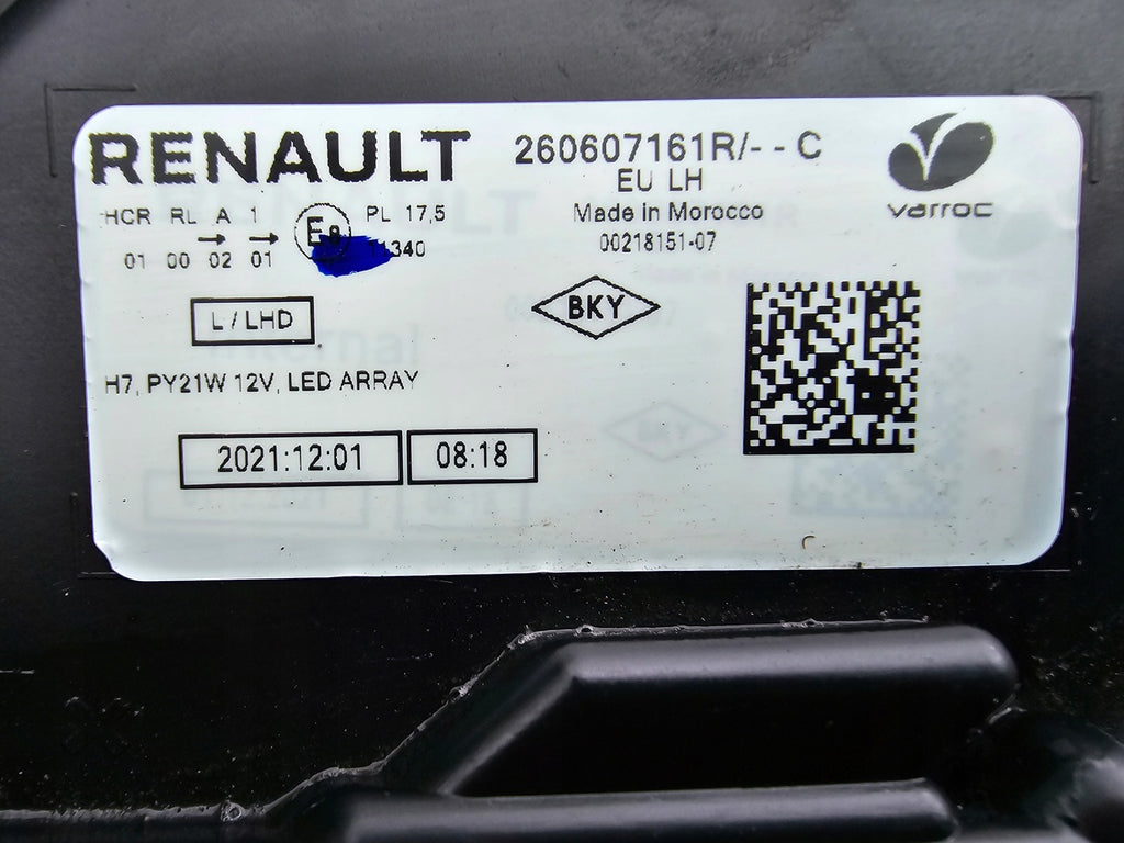 Frontscheinwerfer Dacia Sandero III 260607161R Full LED Links Headlight SCH3853488266mg